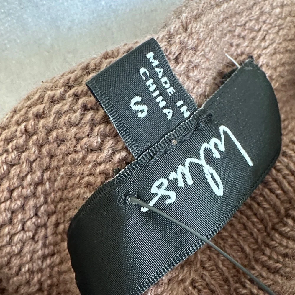 Lulu's Brown V-Neck Sweater